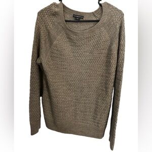 Covington Brown Chunky Knit Sweater Large